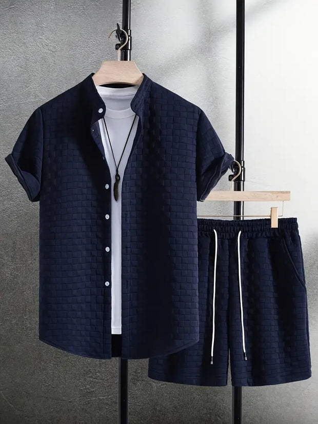 Polo shirt and shorts set for men - Oldmoneyculture