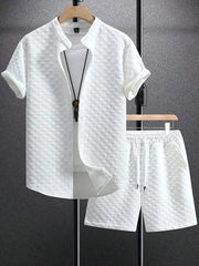 Polo shirt and shorts set for men - Oldmoneyculture