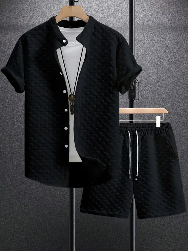 Polo shirt and shorts set for men - Oldmoneyculture