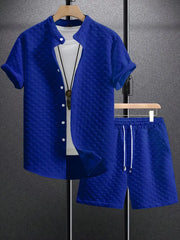 Polo shirt and shorts set for men - Oldmoneyculture