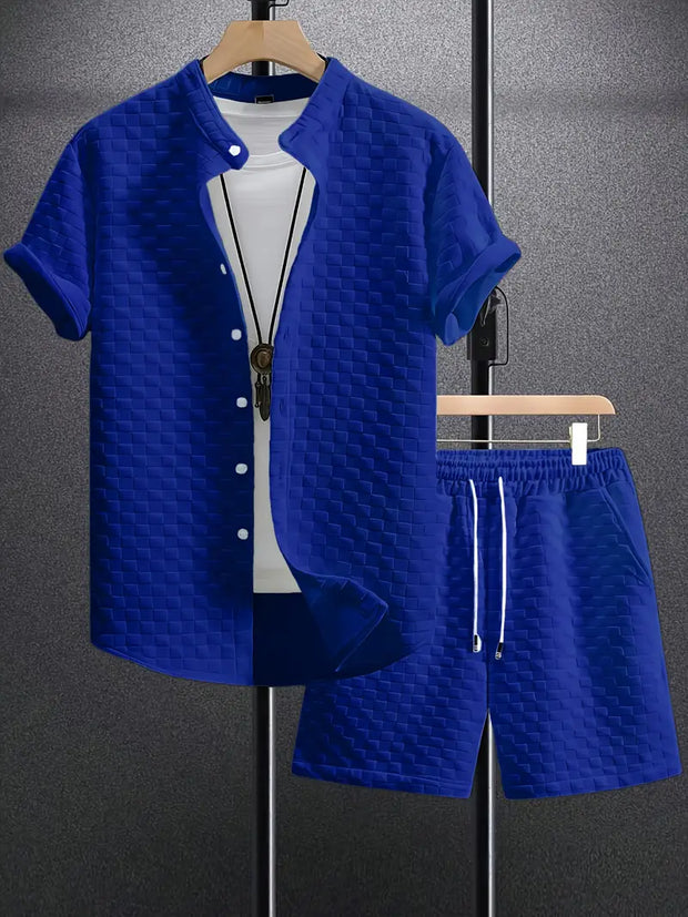 Polo shirt and shorts set for men - Oldmoneyculture