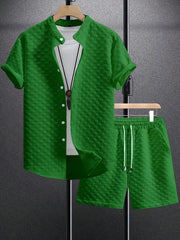 Polo shirt and shorts set for men - Oldmoneyculture