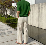 Comfortable classic style trousers for men - Oldmoneyculture